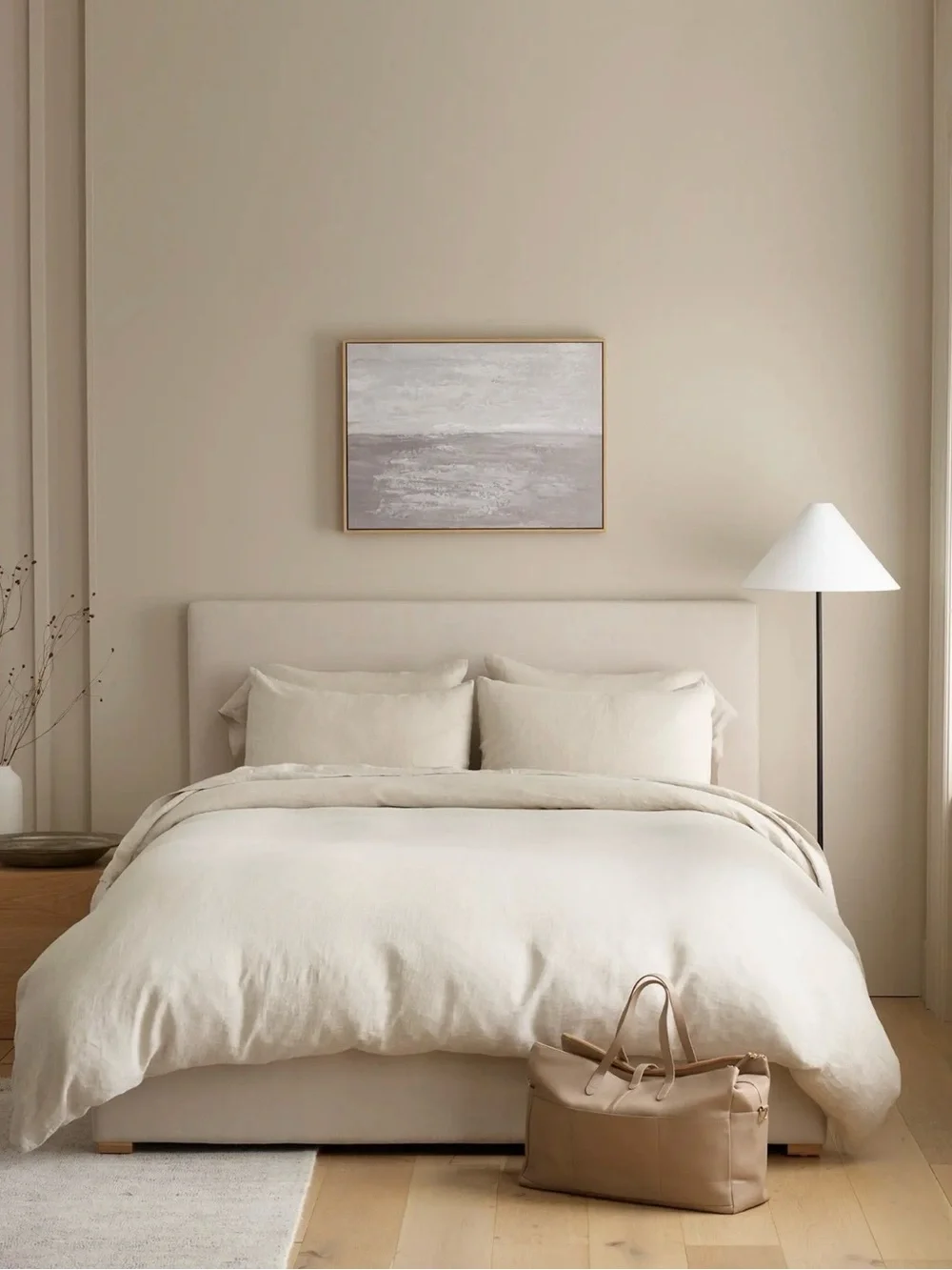 NWOT Sand Linen Duvet Set - King/CalKing - 214 Retail